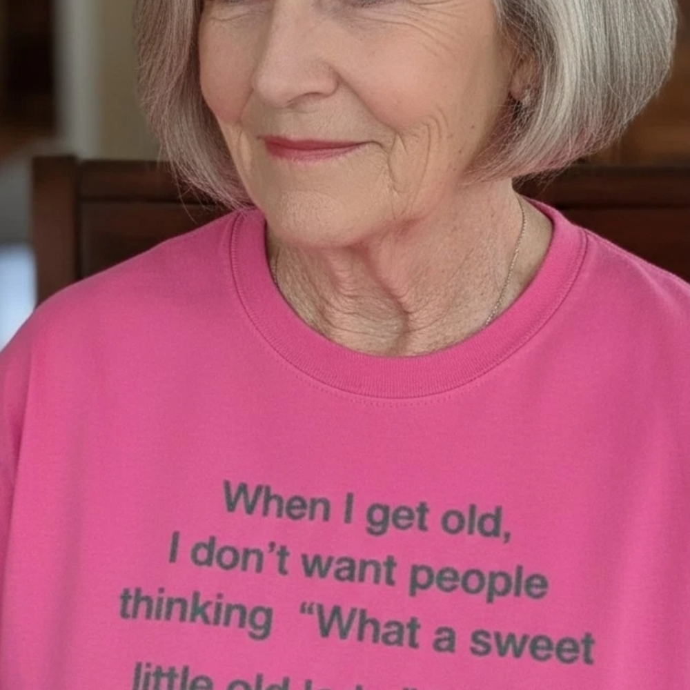 Funny Pink T-Shirt 2XL Gilden Sassy Saying OH C#@P! WHAT IS SHE UP TO NOW?
